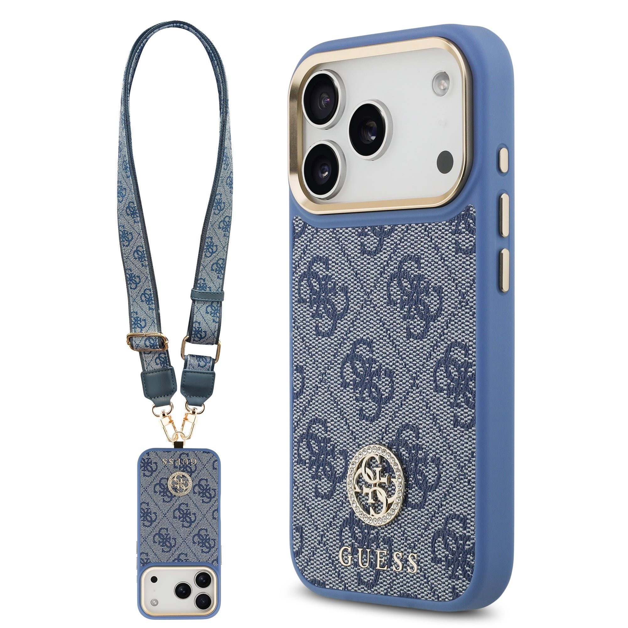 Guess GUHMP17LP4G4DCSB CASE For iPhone17 Pro