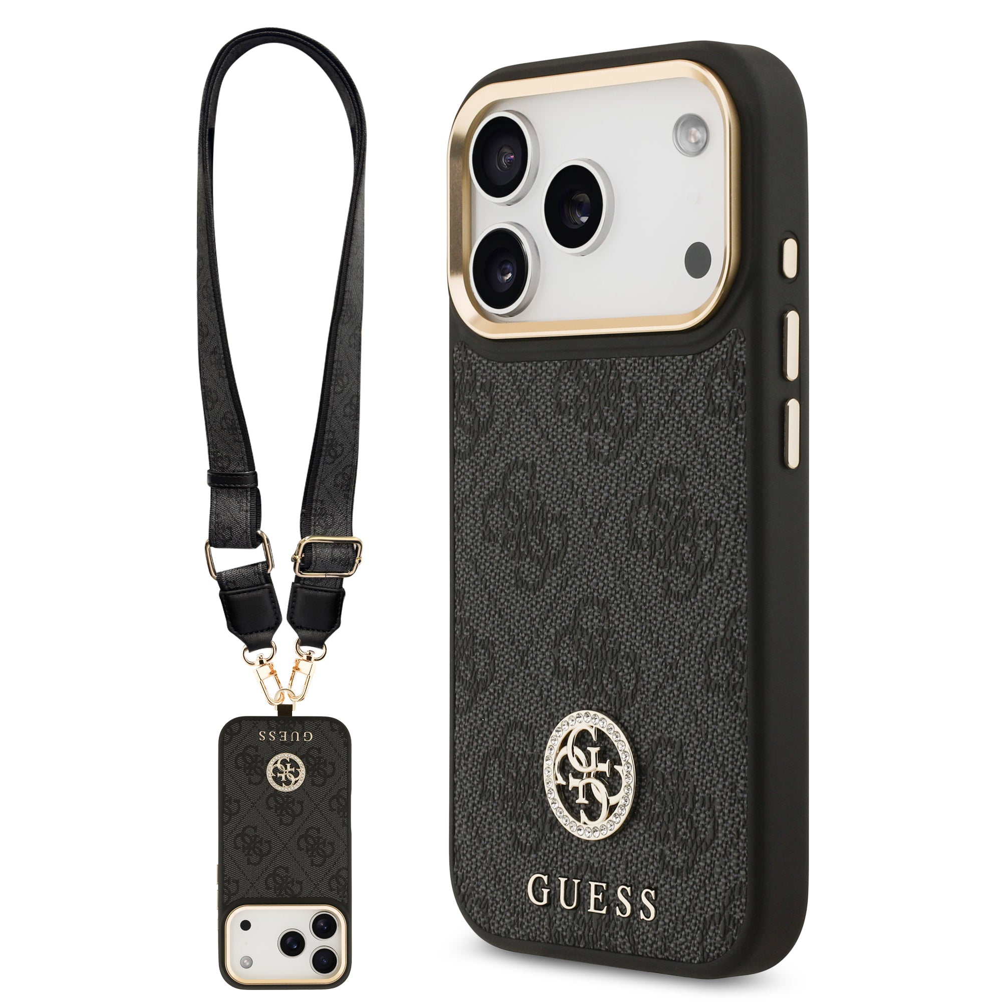 Guess GUHMP17LP4G4DCSK CASE For iPhone17 Pro
