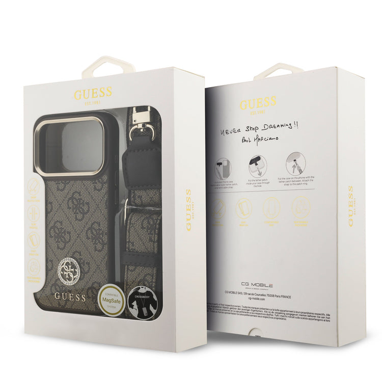 Guess GUHMP17LP4G4DCSW CASE For iPhone17 Pro