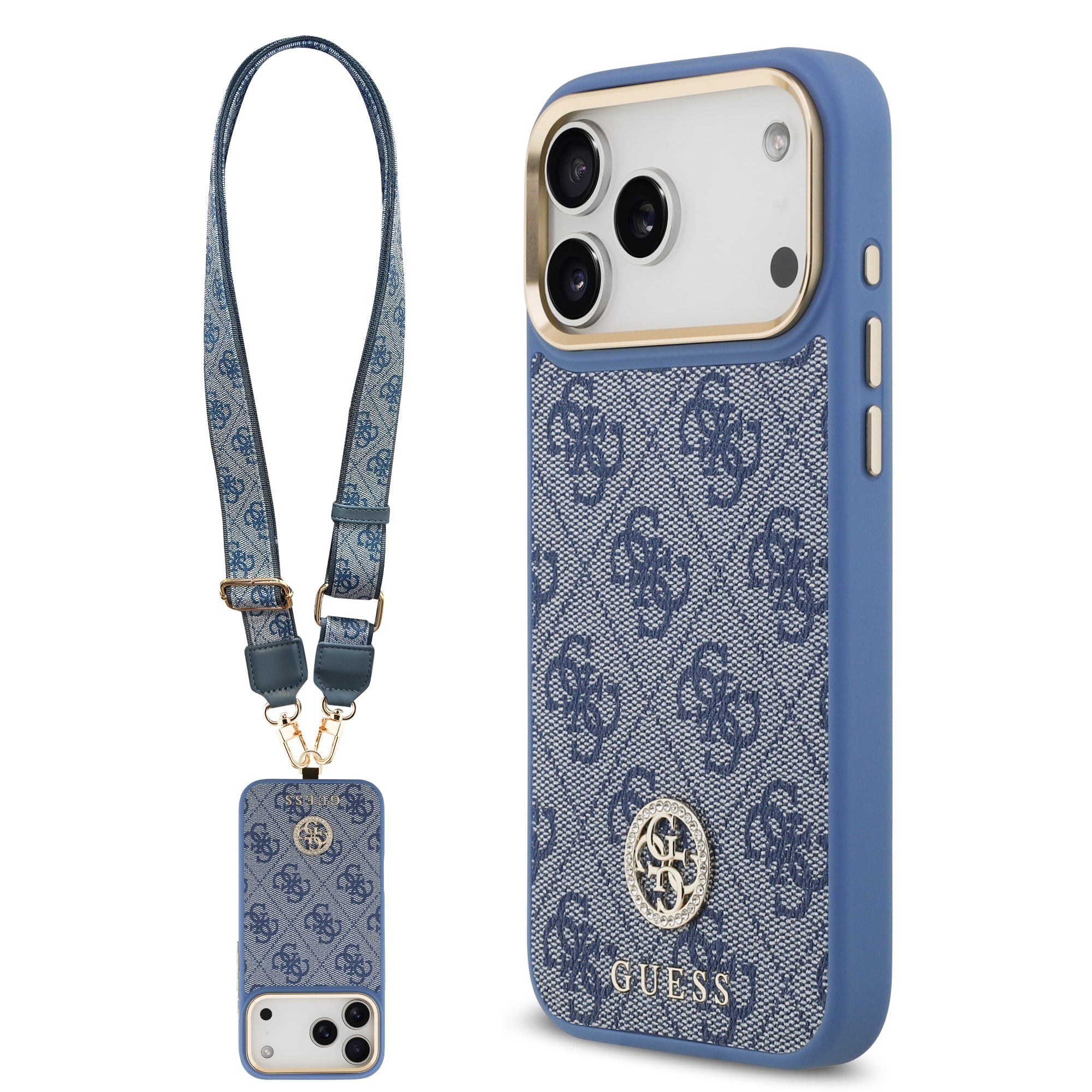 Guess GUHMP17XP4G4DCSB CASE For iPhone17 Pro Max