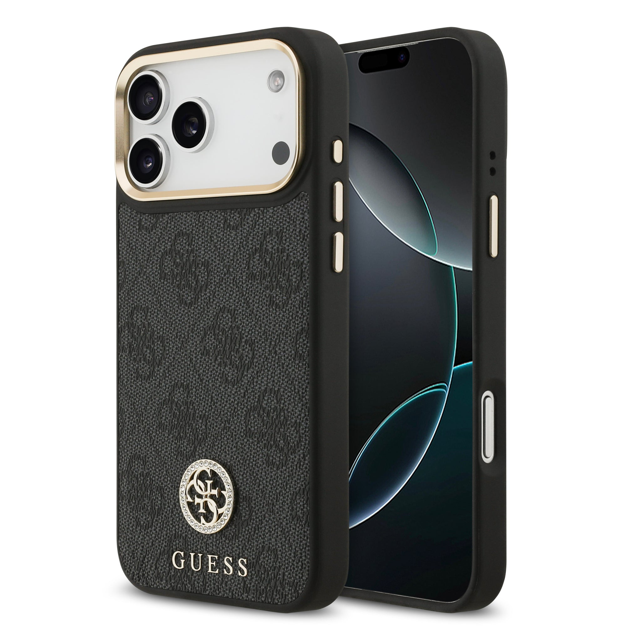 Guess GUHMP17XP4GRMDEK CASE For iPhone17 Pro Max