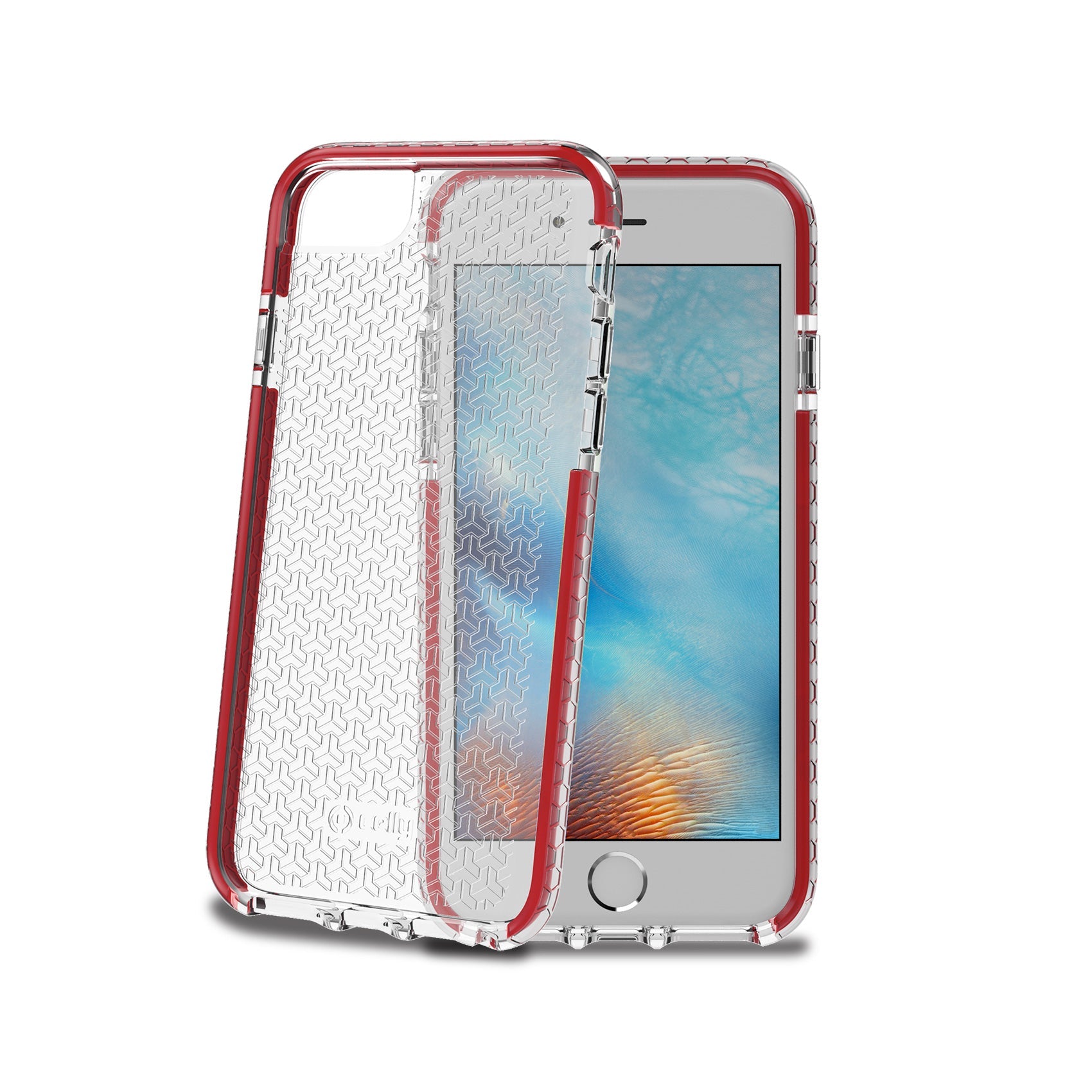 Celly HEXAGON IPHONE SE 2020/8/7 RED