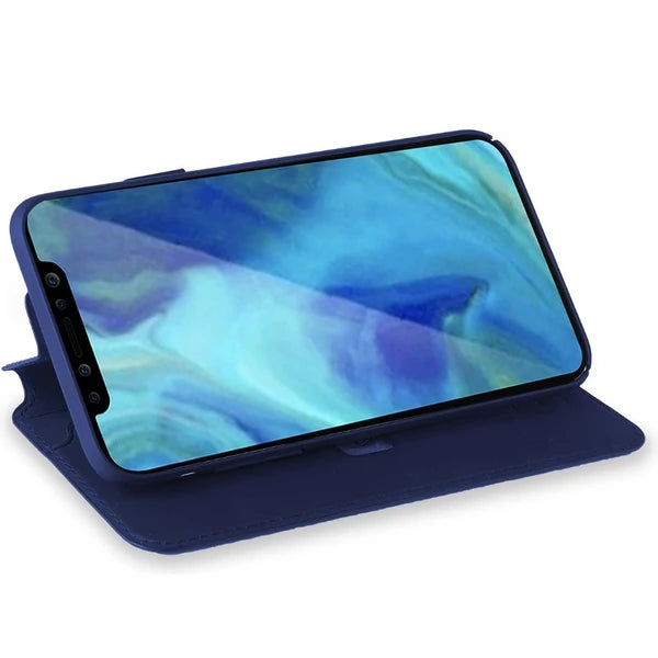 Celly Smart Care Prestige BookCase Galaxy S9+ Blue