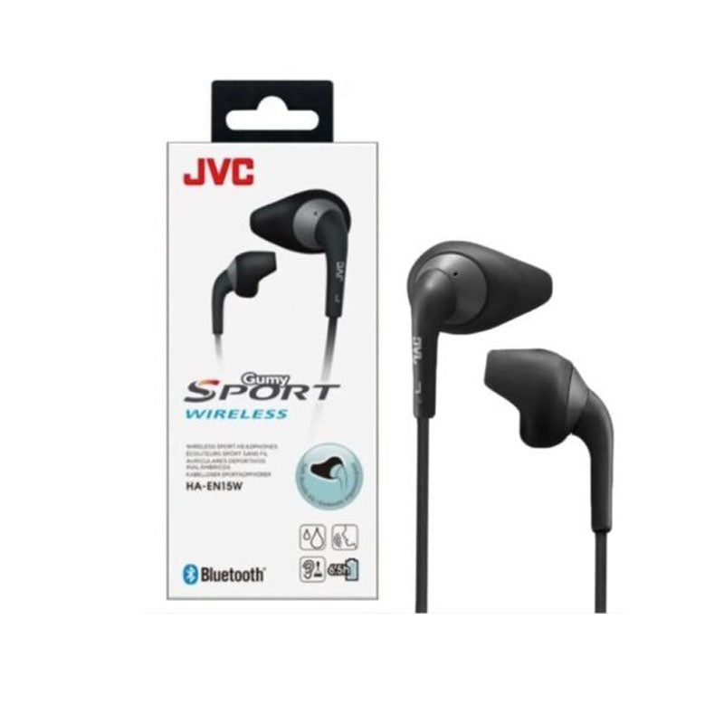 JVC HA-EN15W-B-U Gumy Sport Wireless Headphone black