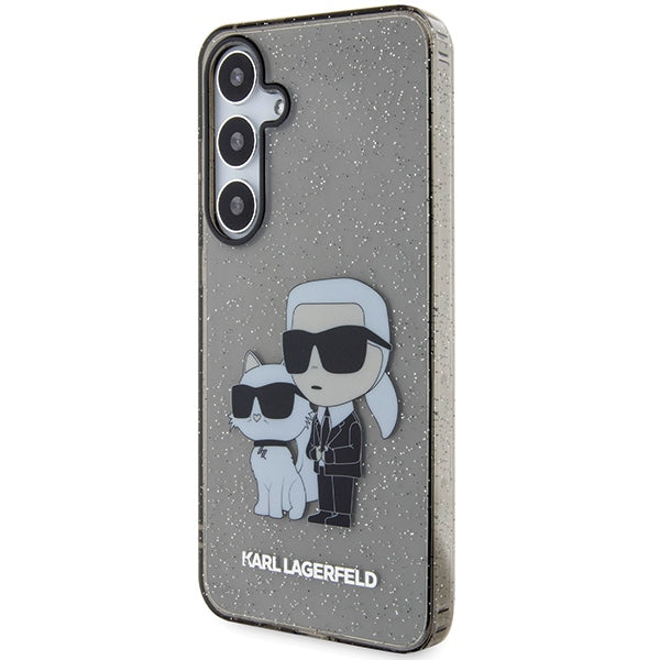 Karl Lagerfeld KLHCS24SHNKCTGK S24 S921 black hardcase Glitter Karl&Choupette