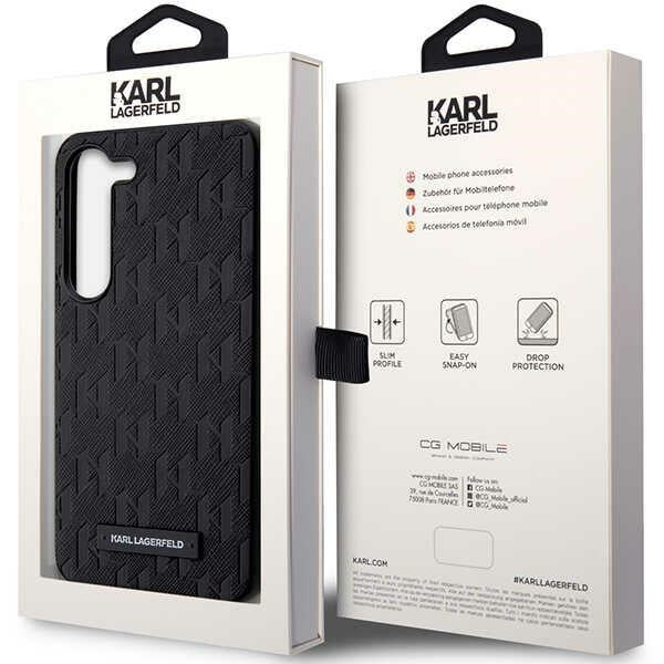 Karl Lagerfeld KLHCS24MSAKLHPK S24+ S926 hardcase black Saffiano Mono Metal Logo