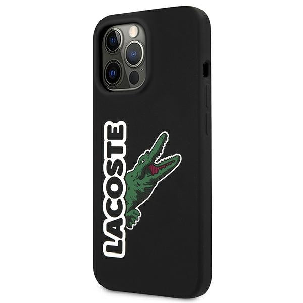 Lacoste LCHC13XSHK iPhone 13 Pro Max black hardcase Silicone Head Crocodile