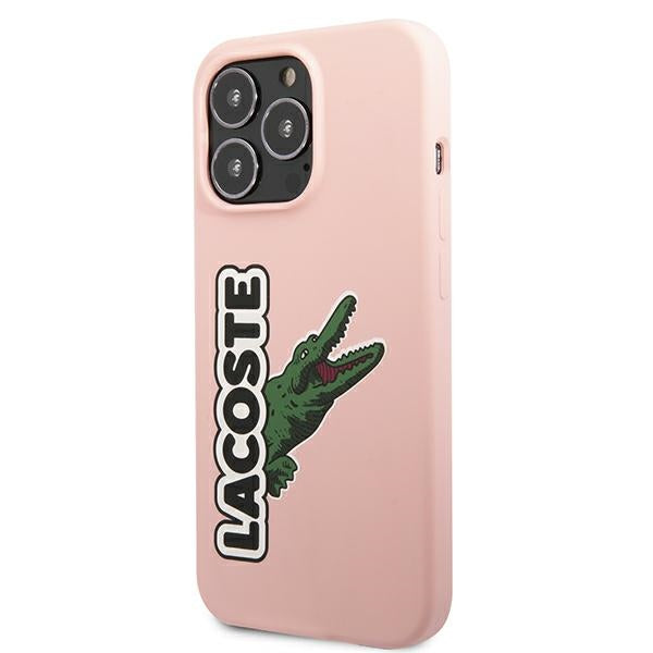 Lacoste LCHC13XSHI iPhone 13 Pro Max / pink hardcase Silicone Head Crocodile