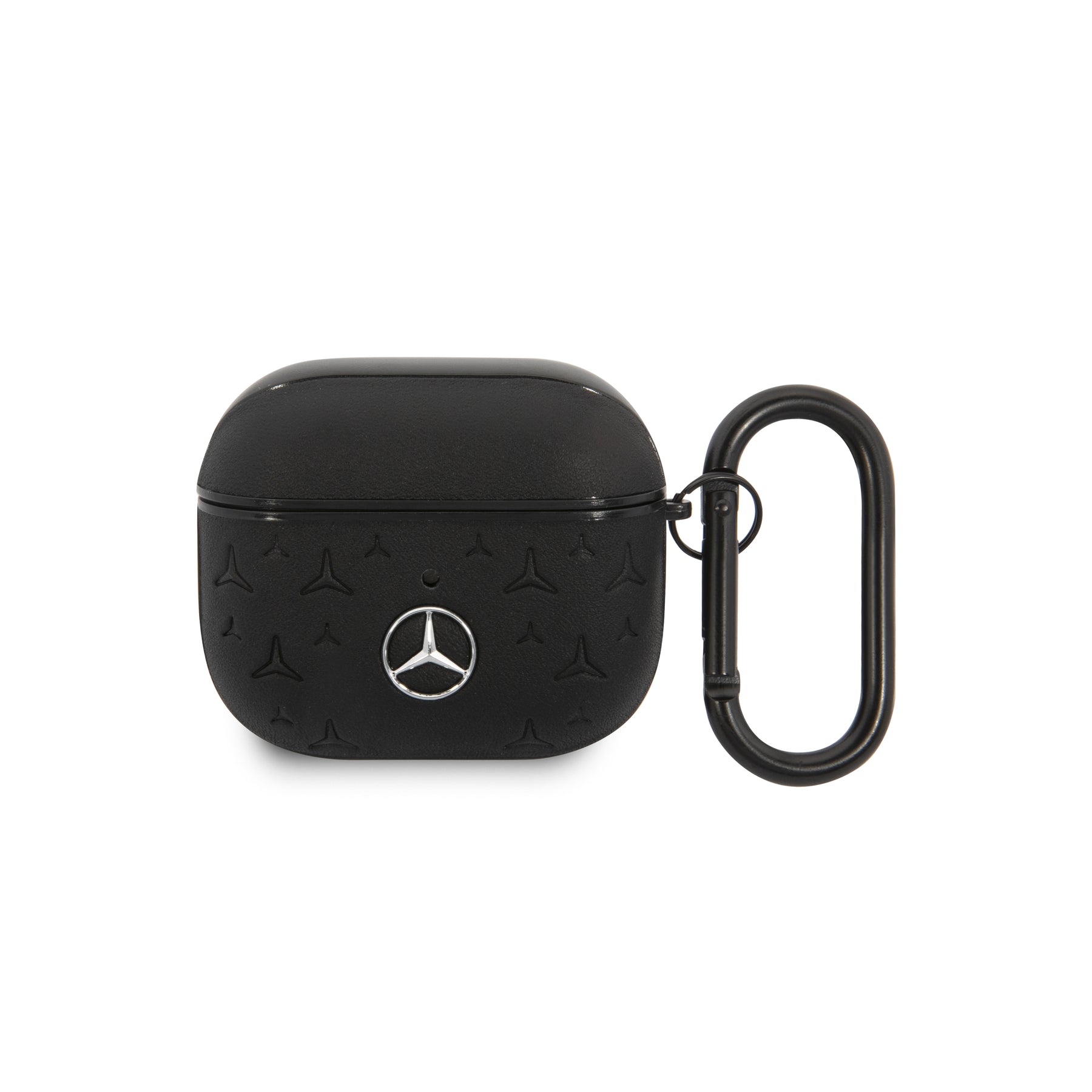 Mercedes MEA38REMPK AirPods 3 Leather Black Hard case with Star Pattern design