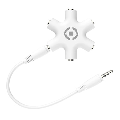 Celly AUDIO CABLE MIX 5 INPUT JACK 3.5 WH