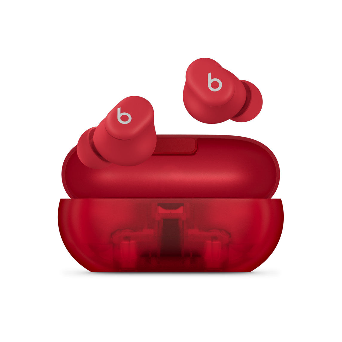 Beats Solo Buds - True Wireless Earbuds - Transparent red