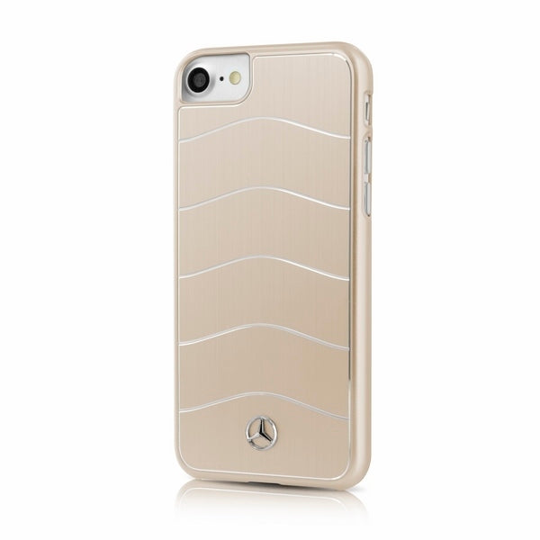 Mercedes-Benz MEHCP7CUSALGO Aluminum Hard Case for iPhone 7 Gold