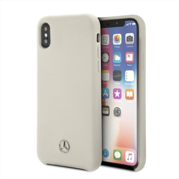 Mercedes MEHCPXSILBE iPhone X/ Xs hard case beige