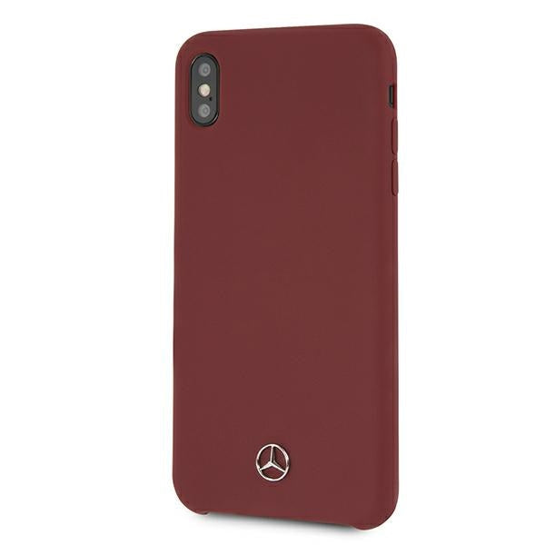 Case for Mercedes MEHCI65SILRE iPhone Xs Max red hardcase Silicone Line