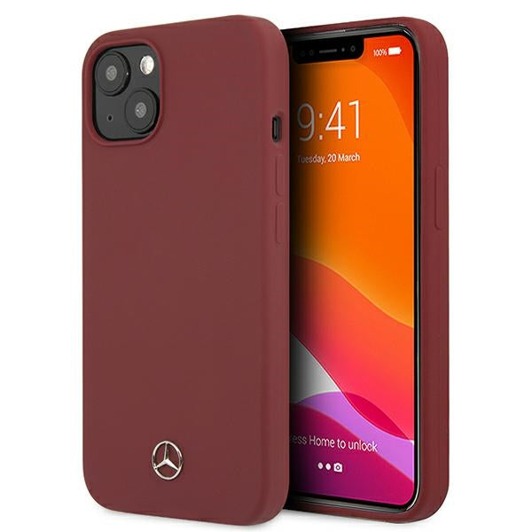 Mercedes MEHCP13SSILRE iPhone 13 mini red hardcase Silicone Line