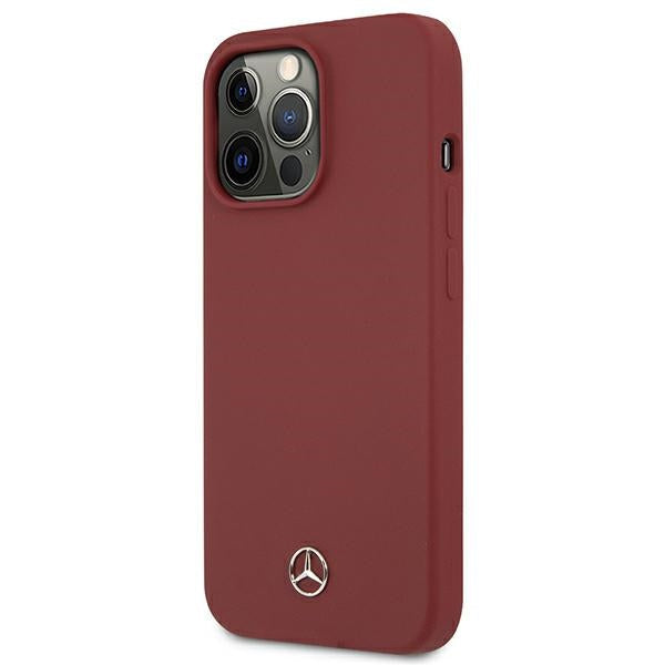 Mercedes MEHCP13XSILRE iPhone 13 Pro Max red hardcase Silicone Line