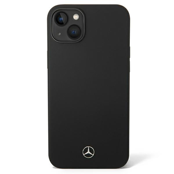 Mercedes MEHCP14MSILBK iPhone 14 Plus black hardcase Silicone Line