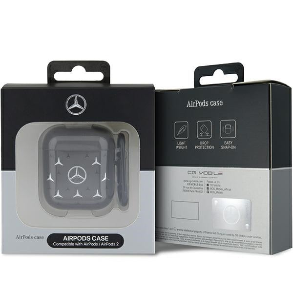 Mercedes MEA28DPMGS AirPods 1/2 cover czarny/black Large Star Pattern