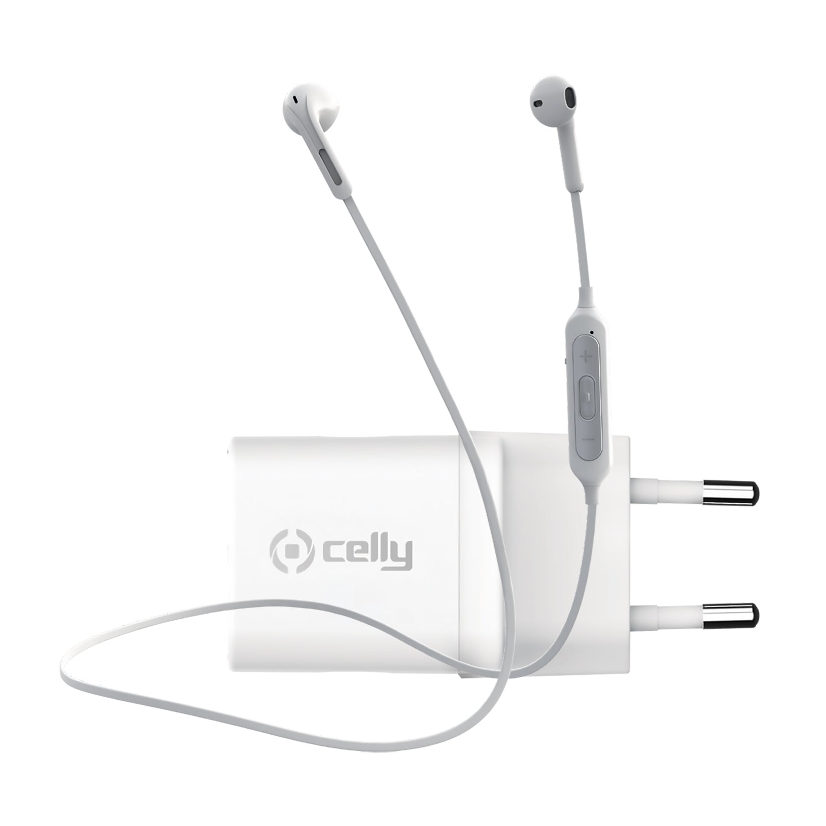 Celly NEWGENKIT - Power Delivery Charger 20W+Bluetooth Earphones