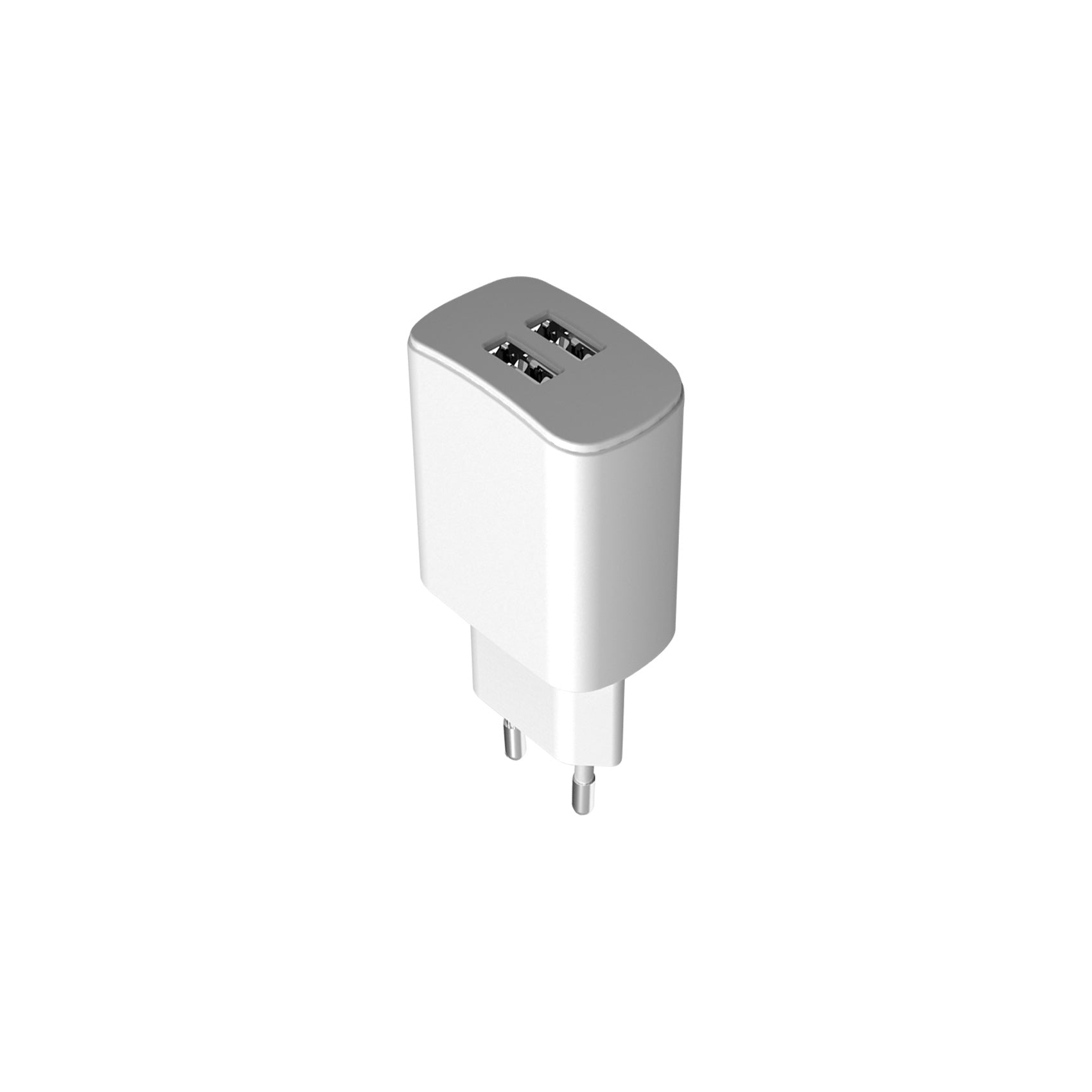 PC TRAVEL CHARGER 2USB 2.4A/12W WH