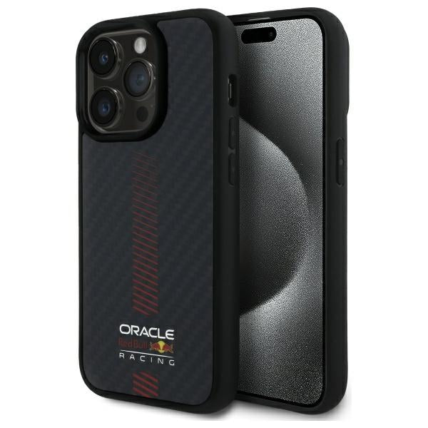 Red Bull RBHMP15X24CFGSMK iPhone 15 Pro Max hardcase black Carbon Fiber Power Bar MagSafe