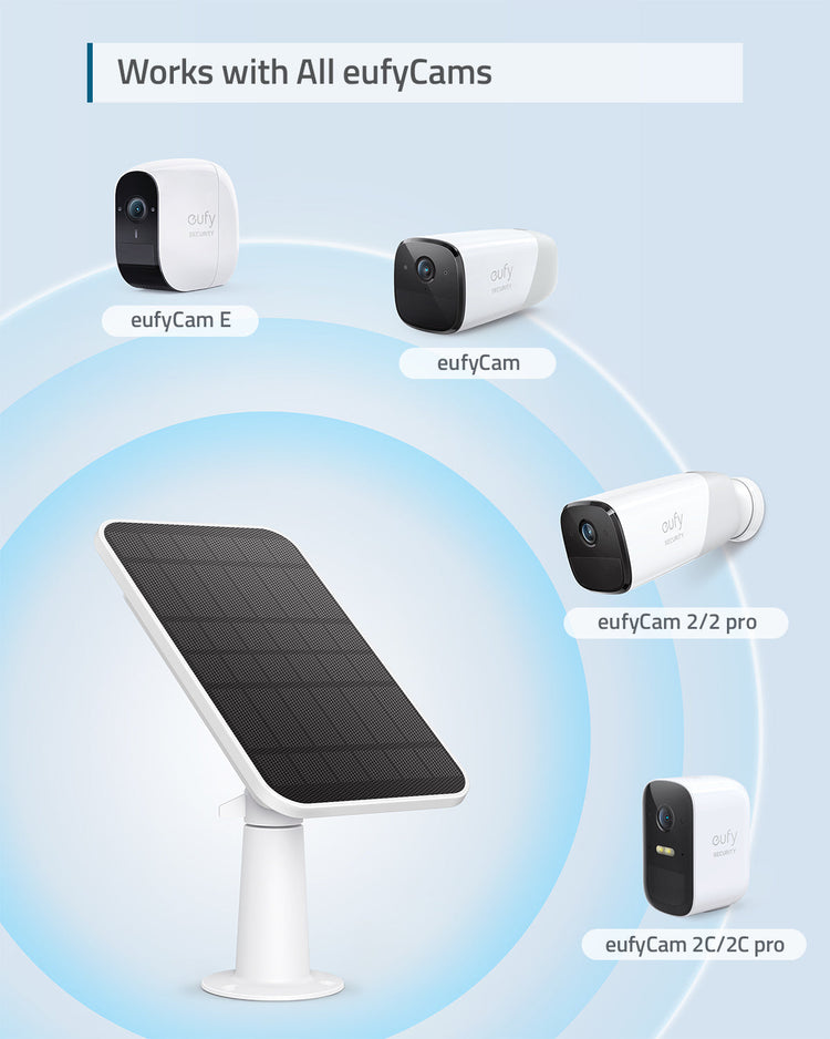 eufyCam Solar Panel Charger black 