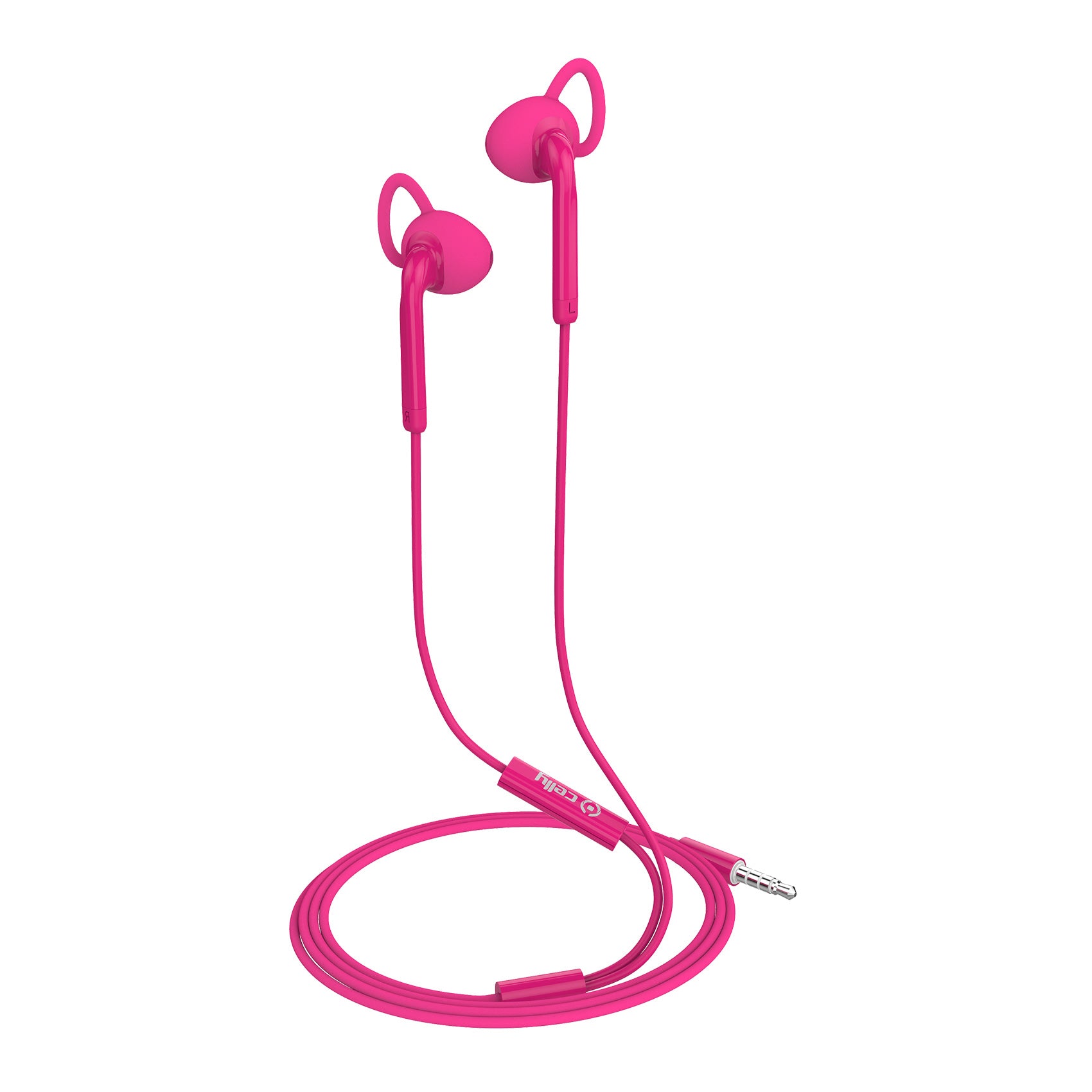 Stereo -oor 3,5 mm actief roze