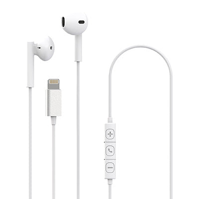 Celly STEREO EARPHONES LIGHTNING WHITE