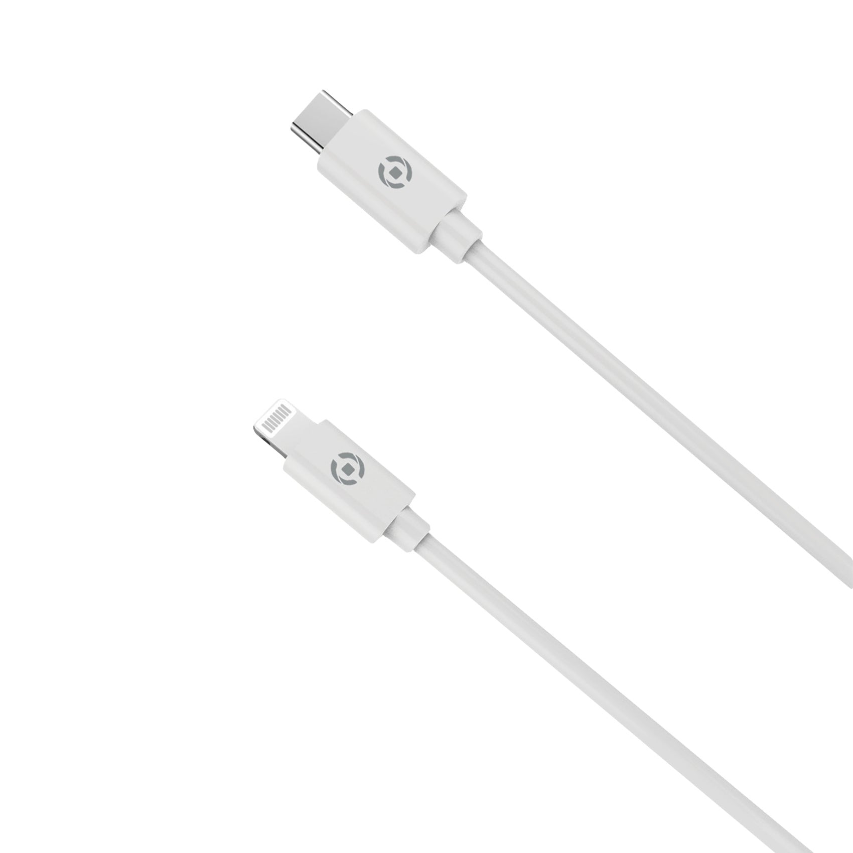 Celly LIGHTNING TO USB-C 60W CABLE 2MT WH Celly