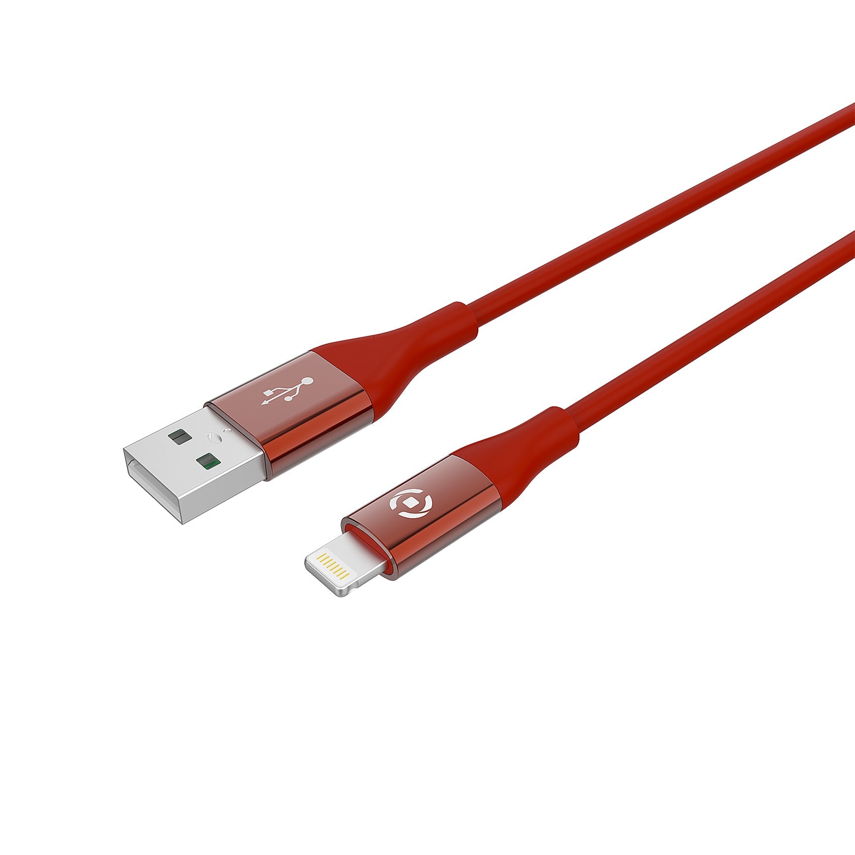 Celly USB-A TO LIGHTNING Color Red 12W Cable