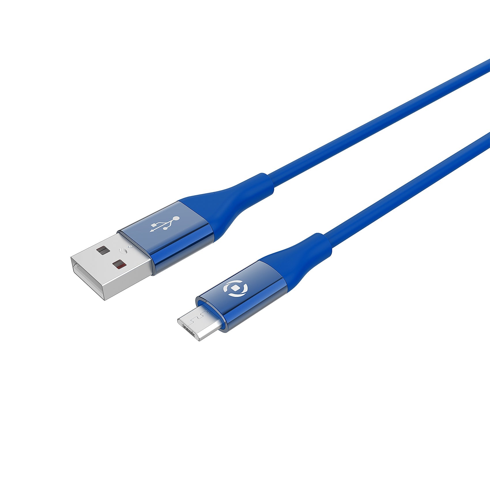 Celly USB-A TO MICROUSB 12W CABLE BLUE