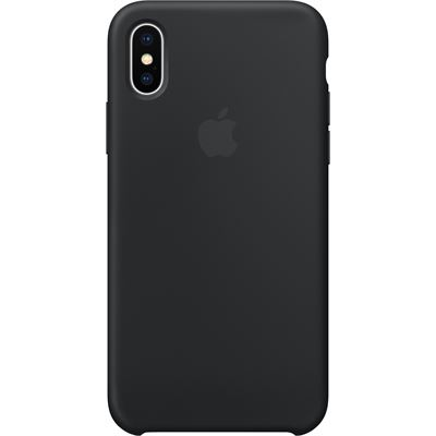 Apple Silicone Backcover for iPhone X - Black