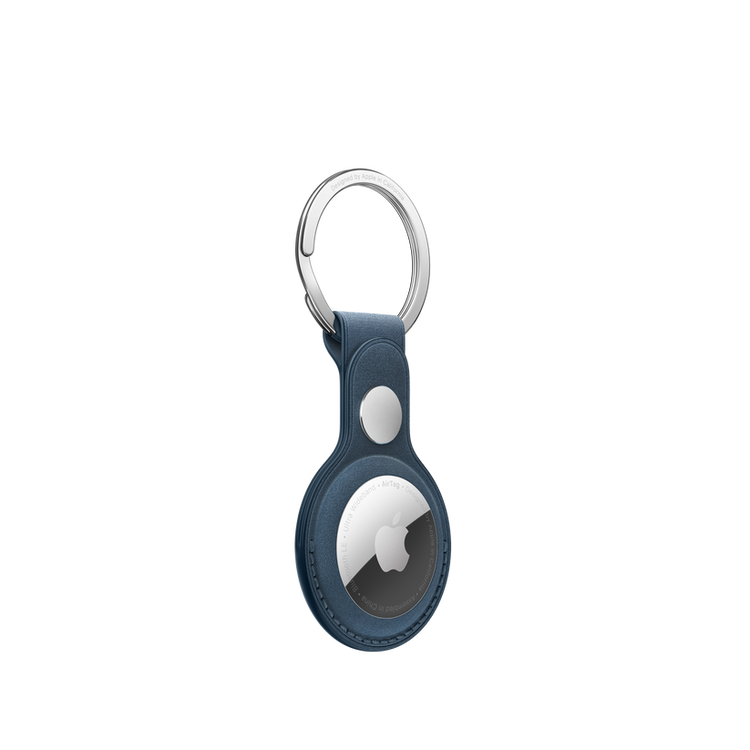 Apple MT2K3ZM/A Airtag FineWoven KeyRing Pacific blue 