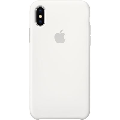 Apple Silicone Backcover for iPhone X - White