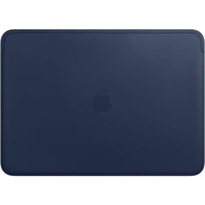 Apple Leather Sleeve for 13 inch Macbook Air and Pro Midnight Blue