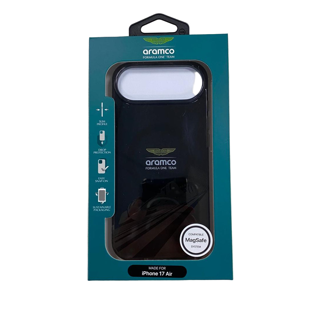 ASTON MARTIN ARHMP17MUF1K F1 HC MagSafe IML W/ F1 CAR Black iPhone 17 Air