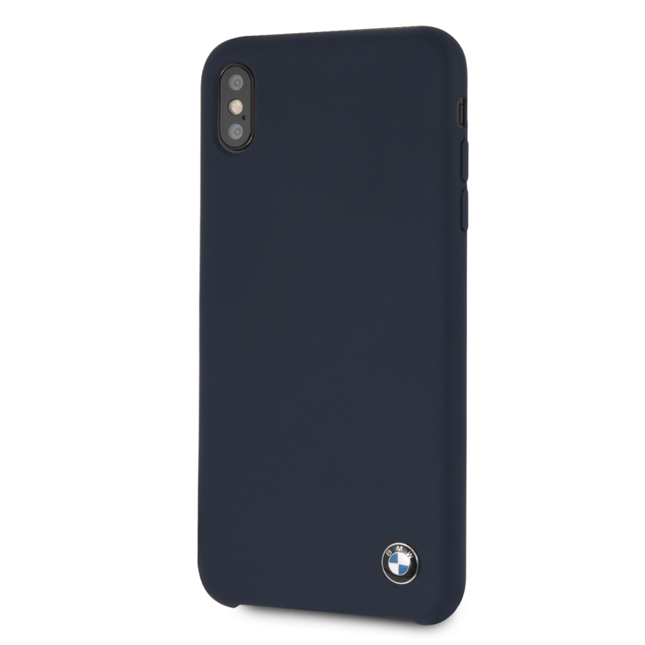 BMW BMHCI65SILNA iPhone XS Max navy hardcase Silicone Signature