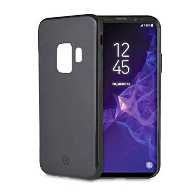 Celly Ghost Skin Case Galaxy S9 Schwarz