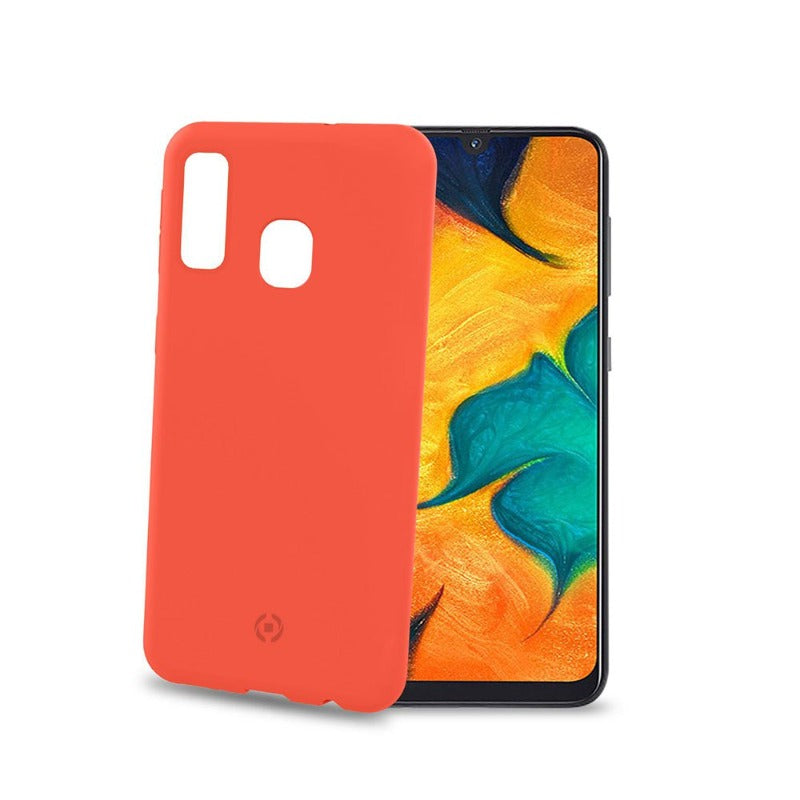 Celly Stoßback -Gehäuse -Deckung Galaxy A40 Orange