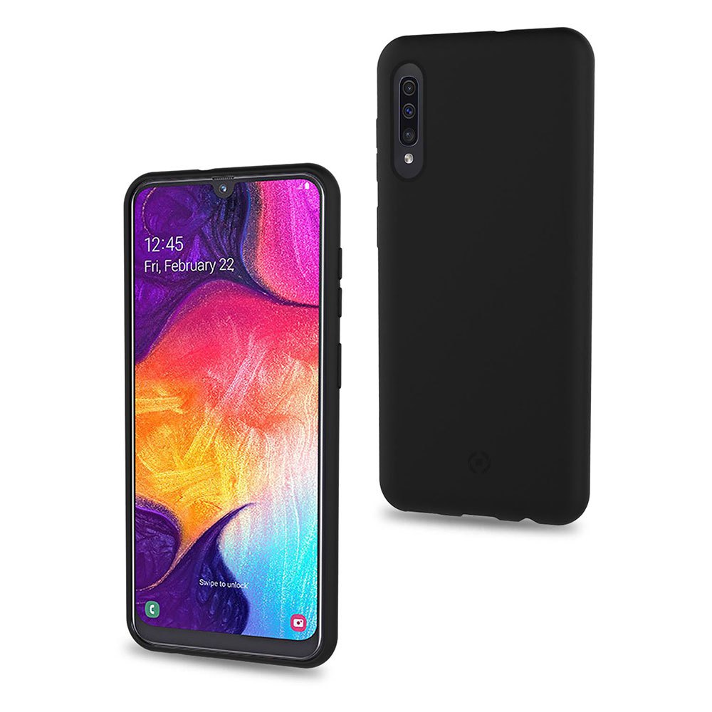 Celly Stoßback -Hülle -Deckung Galaxy A50 Schwarz