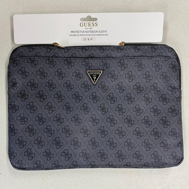 Guess  COMP. Sleeve 4G Zipper Pocket and Triangle Logo Black 14 