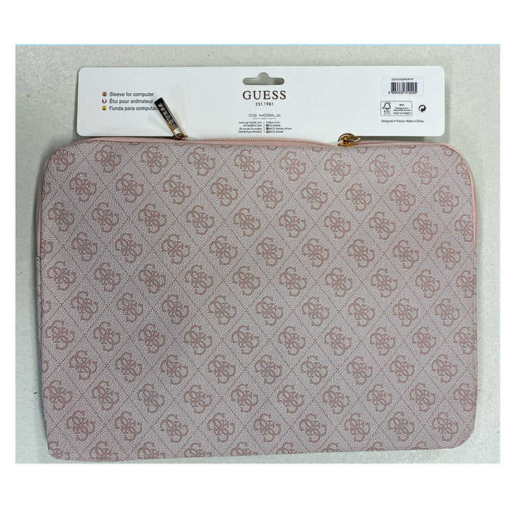 Guess  COMP. Sleeve 4G Zipper Pocket and Triangle Logo Pink 14 