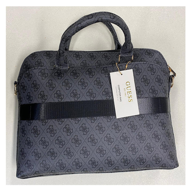 Guess  COMP. Bag 4G Zipper Pocket and Triangle Logo Black 15 