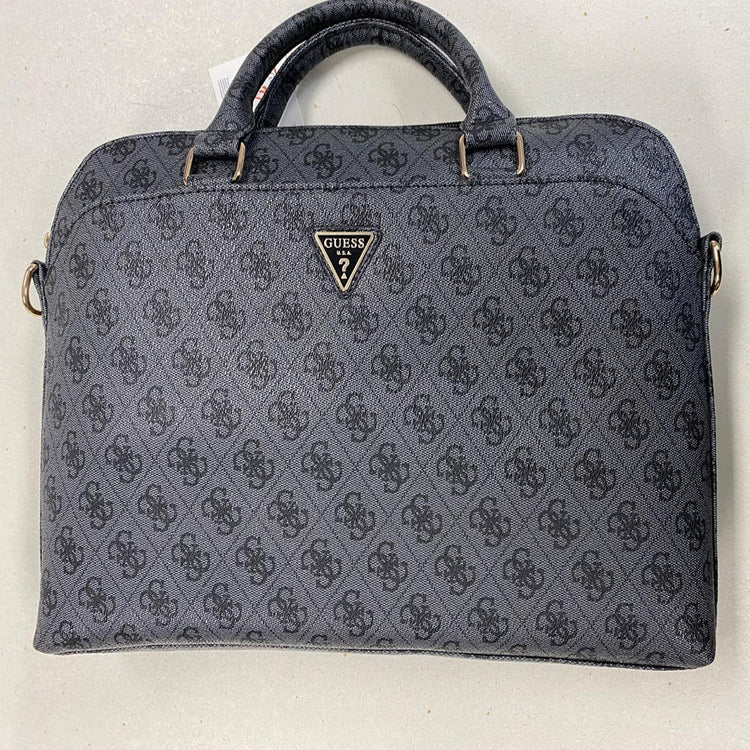 Guess  COMP. Bag 4G Zipper Pocket and Triangle Logo Black 15 