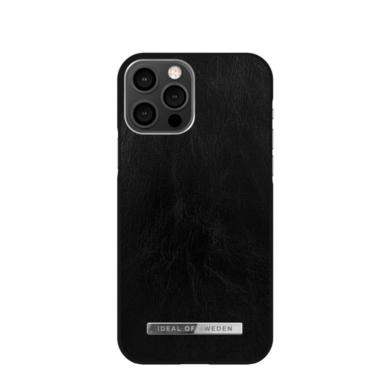 IDEAL OF SWEDEN Atelier Case iPhone 12/12 Pro Glossy Black Silver