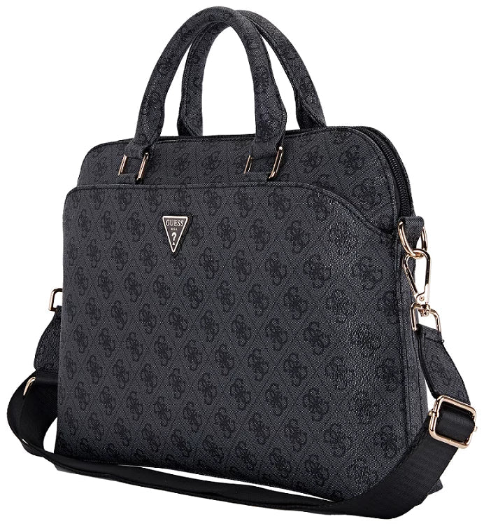 Guess  COMP. Bag 4G Zipper Pocket and Triangle Logo Black 15