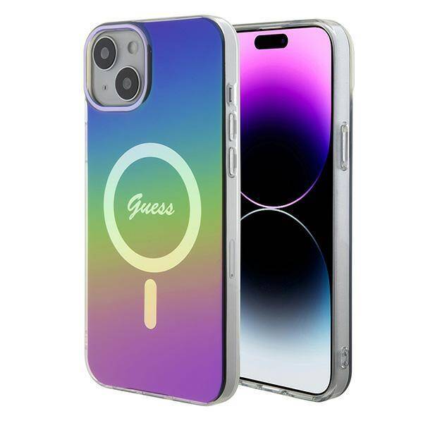 GUESS HC IML MagSafe IRIDESCENT BLACK iPhone 15 / 14 / 13