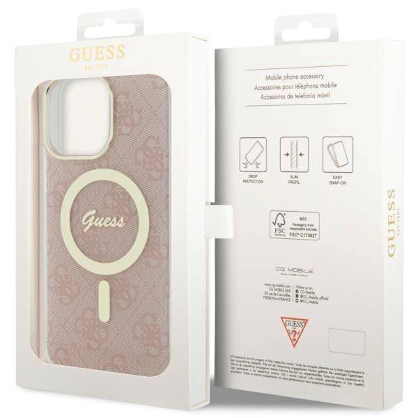 GUESS HC MagSafe IML 4G PINK iPhone 13 PRO MAX