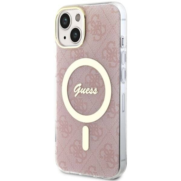 GUESS HC MagSafe IML 4G PINK iPhone 14 / 15 / 13