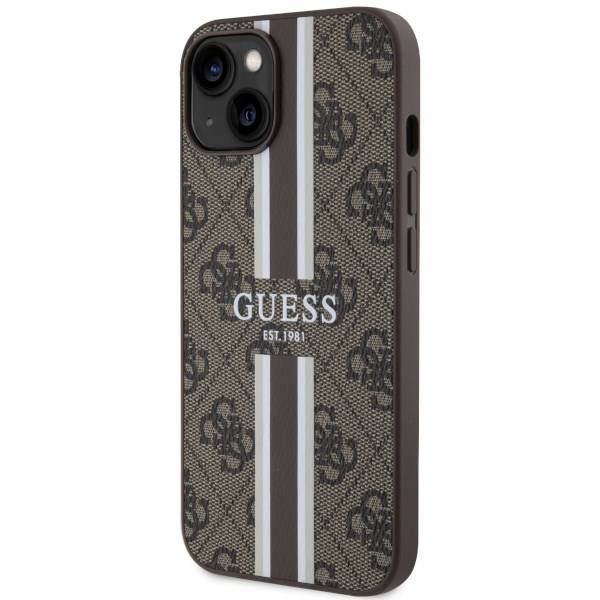 GUESS HC MagSafe 4G PRINTED STRIPES BROWN iPhone 13